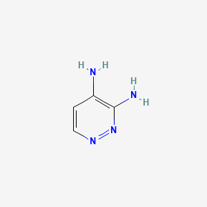 3,4-Pyridazinediamine structure, CAS 61070-98-2