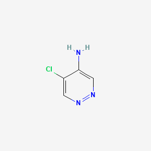 5-Amino-4-chloropyridazine structure, CAS 53180-92-0