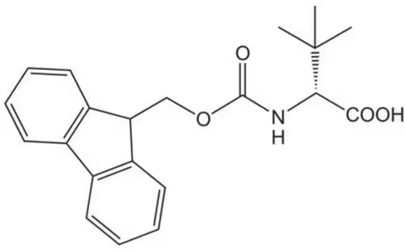 FMOC-D-tert-Leucine structure, CAS 198543-64-5
