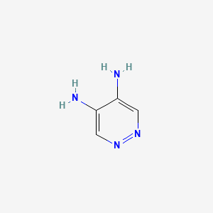 4,5-Diamino-pyridazine structure, CAS 28682-70-4
