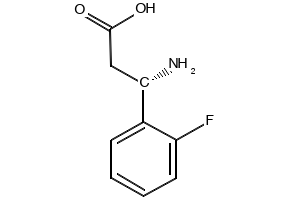 (S)-3-Amino-3-(2-fluoro-phenyl)-propionicacid structure, CAS 151911-32-9