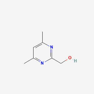 (4,6-dimethylpyrimidin-2-yl)methanol structure, CAS 54198-72-0