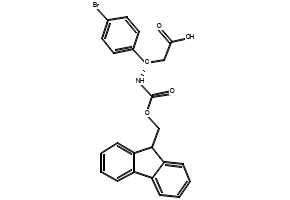 Fmoc-(S)-3-Amino-3-(4-bromo-phenyl)-propionicacid structure, CAS 220497-68-7