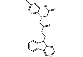 FMOC-(R)-ß-(p-methylphenyl)alanine structure, CAS 479064-98-7