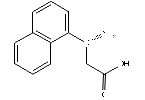 (R)-3-Amino-3-(1-naphthyl)-propionicacid structure, CAS 775280-91-6