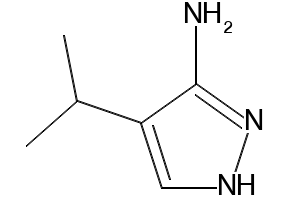1H-Pyrazol-3-amine,4-(1-methylethyl)- structure, CAS 151521-49-2