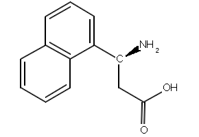 (S)-3-Amino-3-(1-naphthyl)-propionicacid structure, CAS 275826-46-5