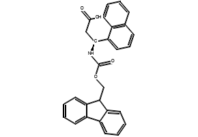 Fmoc-(S)-3-Amino-3-(1-naphthyl)-propionicacid structure, CAS 507472-10-8