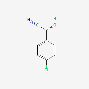 (R)-(+)-4-Chloro-mandelonitrile structure, CAS 97070-79-6