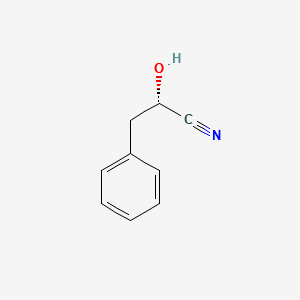 (S)-α-Hydroxybenzenepropanenitrile structure, CAS 106863-50-7