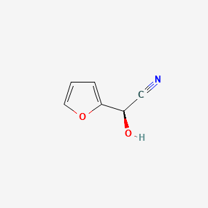 (R)-2-Hydroxy-2-(2-furyl)acetonitrile structure, CAS 121986-08-1
