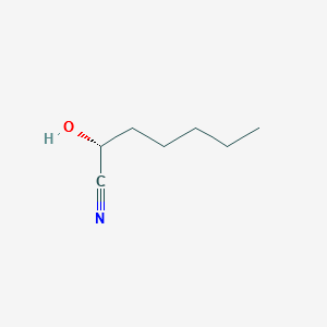 (R)-2-hydroxyHeptanenitrile structure, CAS 116297-10-0