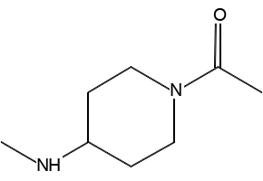 1-N-Acetyl-4-(Methylamino)piperidine structure, CAS 139062-96-7