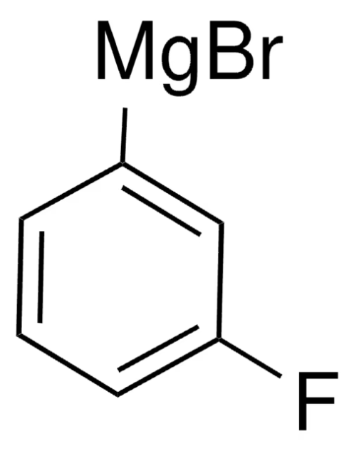 3-Fluorophenylmagnesiumbromide structure, CAS 17318-03-5