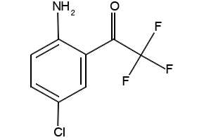 1-(2-amino-5-chlorophenyl)-2,2,2-trifluoro-Ethanone structure, CAS 154598-53-5