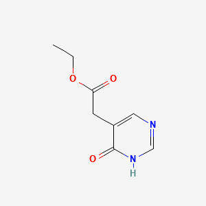 ETHYL2-(4-HYDROXYPYRIMIDIN-5-YL)ACETATE structure, CAS 6214-46-6