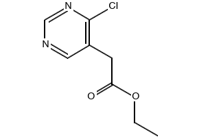 ethyl2-(4-chloropyrimidin-5-yl)acetate structure, CAS 6214-47-7