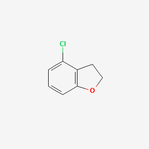 4-chloro-2,3-dihydrobenzofuran structure, CAS 289058-20-4