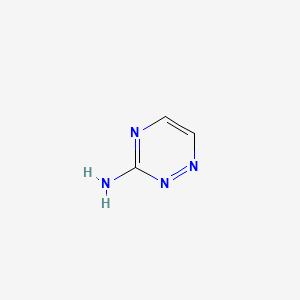 1,2,4-triazin-3-amine structure, CAS 184433-61-2