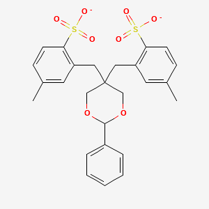 (2-phenyl-1,3-dioxane-5,5-diyl)bismethylenebis(4-methylbenzenesulfonate) structure, CAS 2209-89-4