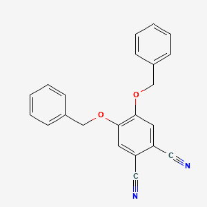 4,5-BIS(PHENYLMETHOXY)-1,2-BENZENEDICARBONITRILE structure, CAS 206995-45-1