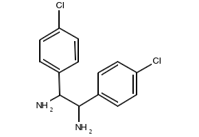 1,2-bis(4-chlorophenyl)ethane-1,2-diamine structure, CAS 98674-96-5