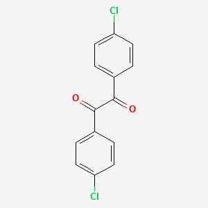 1,2-bis(4-chlorophenyl)ethane-1,2-dione structure, CAS 88372-92-3
