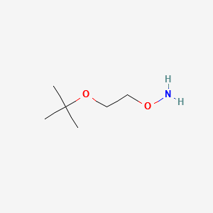 O-(2-tert-butoxyethyl)hydroxylamine structure, CAS 1023742-13-3