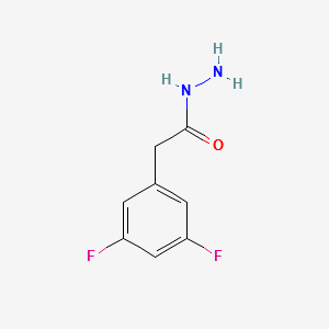 2-(3,5-difluorophenyl)aceticAcidHydrazide structure, CAS 797784-29-3
