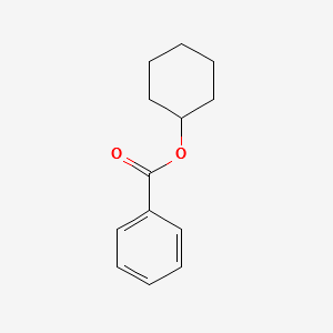 Benzoicacid,cyclohexylester structure, CAS 2412-73-9