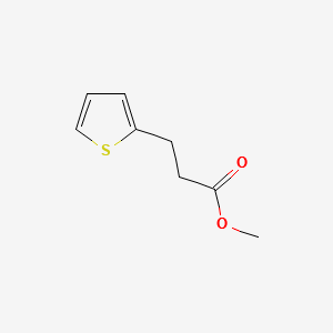2-Thiophenepropanoicacidmethylester structure, CAS 16862-05-8