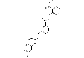 2-[(3S)-3-[3-[(1E)-2-(7-Chloro-2-quinolinyl)ethenyl]phenyl]-3-hydroxypropyl]-,benzoicacidmethylester structure, CAS 181139-72-0