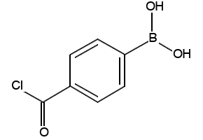 4-Chlorocarbonylphenylboronicacid structure, CAS 332154-57-1