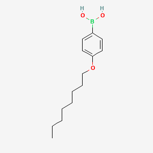 4-octyloxyphenylboronicacid structure, CAS 121554-09-4