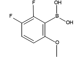 2,3-Difluoro-6-methoxyphenylboronicacid structure, CAS 957061-21-1