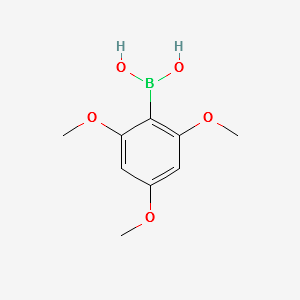2,4,6-Trimethoxyphenylboronicacid structure, CAS 135159-25-0