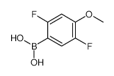 2,5-Difluoro-4-methoxyphenylboronicacid structure, CAS 897958-93-9