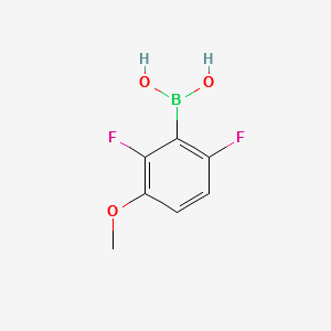 2,6-Difluoro-3-methoxyphenylboronicacid structure, CAS 870779-02-5