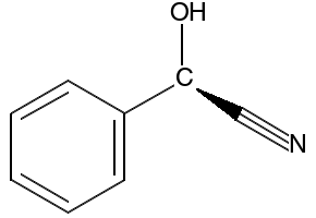 (R)-(+)-Mandelonitrile structure, CAS 10020-96-9
