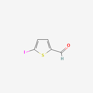 5-Iodo-2-thiophenecarboxaldehyde structure, CAS 5370-19-4