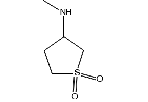 (1,1-Dioxo-tetrahydrothiophen-3-yl)methylamine structure, CAS 51070-55-4