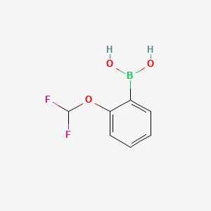 2-(Difluoromethoxy)-benzeneboronicacid structure, CAS 947533-11-1