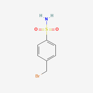 4-(bromomethyl)benzenesulfonamide structure, CAS 40724-47-8