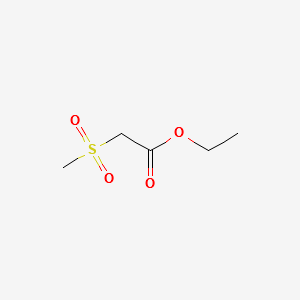 EthylMethanesulfonylacetate structure, CAS 4455-15-6