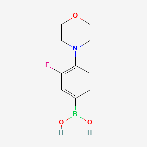 3-Fluoro-4-morpholinophenylboronicAcid structure, CAS 279262-09-8