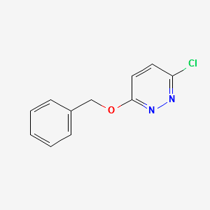 3-(benzyloxy)-6-chloropyridazine structure, CAS 91063-19-3