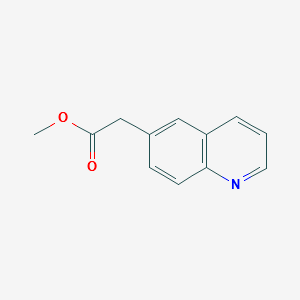 Methyl6-Quinolineacetate structure, CAS 5622-36-6