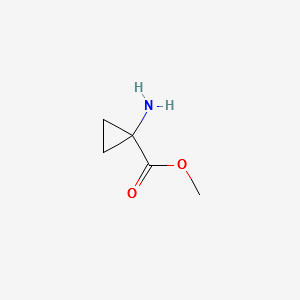 Methyl1-Aminocyclopropanecarboxylate structure, CAS 72784-43-1