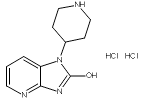 1-(piperidin-4-yl)-1H-imidazo[4,5-b]pyridin-2(3H)-onedihydrochloride structure, CAS 781649-84-1