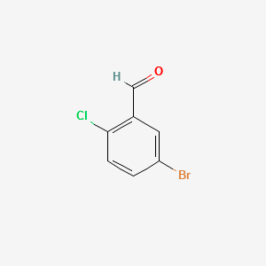 5-Bromo-2-chlorobenzaldehyde structure, CAS 189628-37-3